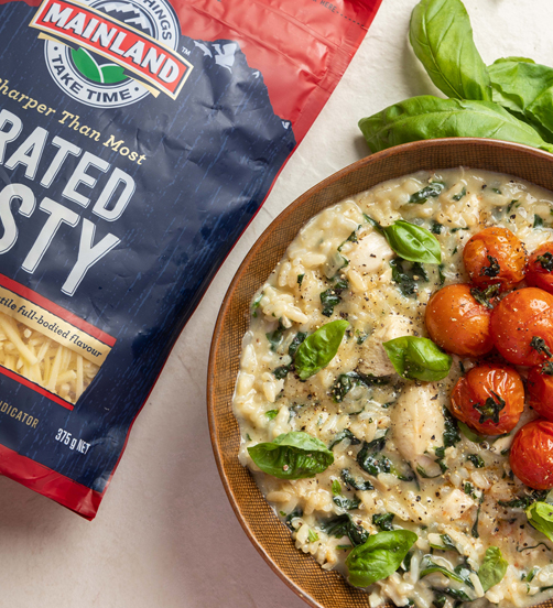 Chicken, Spinach and Tomato Risotto