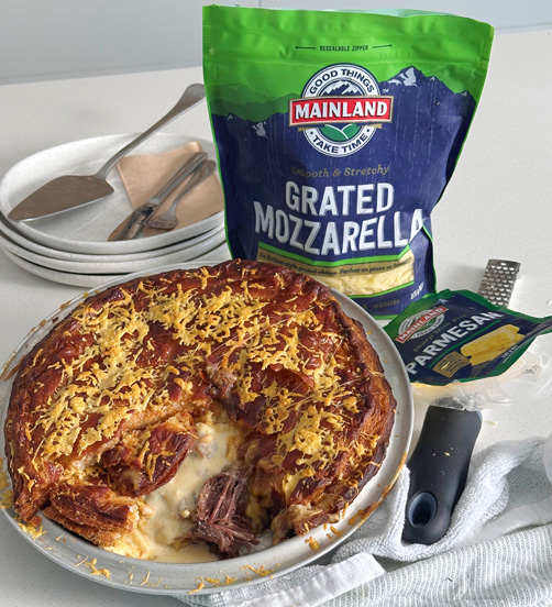 Darren's Steak & Garlic Parmesan Pie