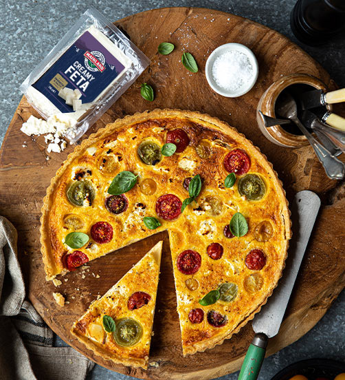 Roasted Feta Tomato Tart