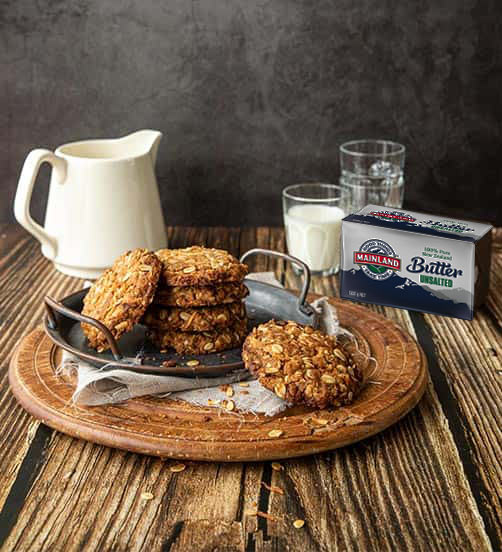Burnt Butter Anzac Biscuits