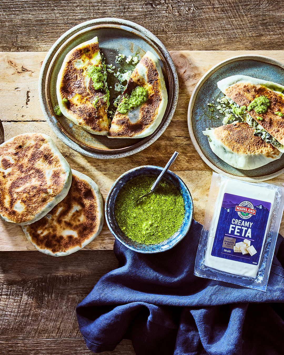 Mainland Feta Flatbreads