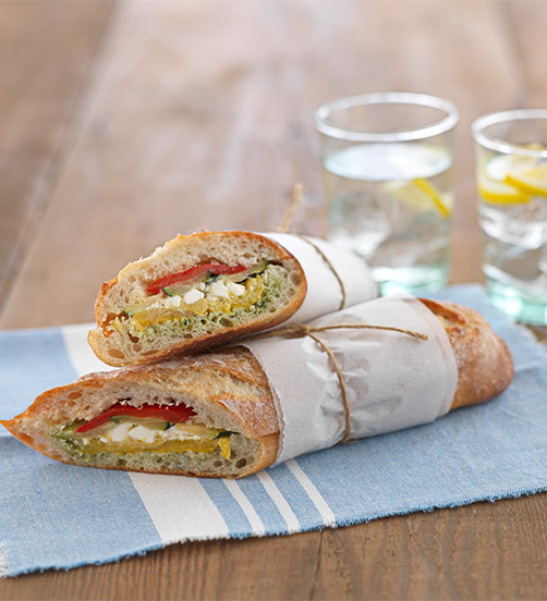 Stuffed picnic breads