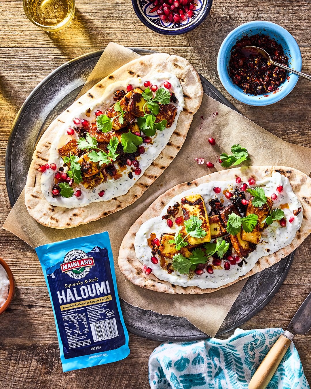 Haloumi Flatbreads 