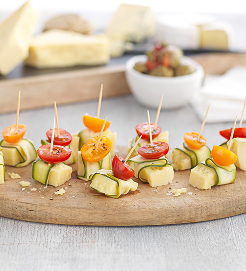 Pickled Zucchini & Cheese